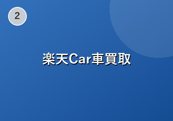 楽天Car車買取